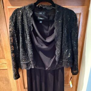 Alfani Black Dress with sparkly Shrug
